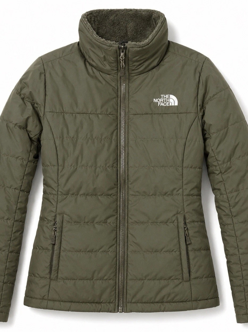 The North Face Women's Olive Mossbud Reversible Jacket NWOT SIZE XL